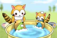 【化学】環境に配慮した洗浄剤のPRに親しまれるキャラクターで販促！