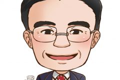 【教育】第一印象で明るく爽やかなイメージ似顔絵！