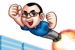 【製造】アトムのように都会の上空を飛んでいる名刺に！