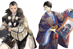 【施工】現代風 歌舞伎キャラクターイラスト