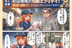 前田機械の切削エブリデイ！第3話 納期って…こんなにプレッシャーなの!? 1ページ目上部